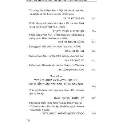 Chiến thắng Vàm Nao -Cổ Hũ (1834) - 190 năm nhìn lại 