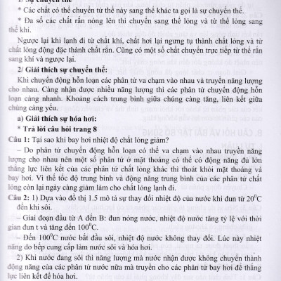 Hướng dẫn trả lời câu hỏi và bài tập Vật lý 12 - Kết nối tri thức