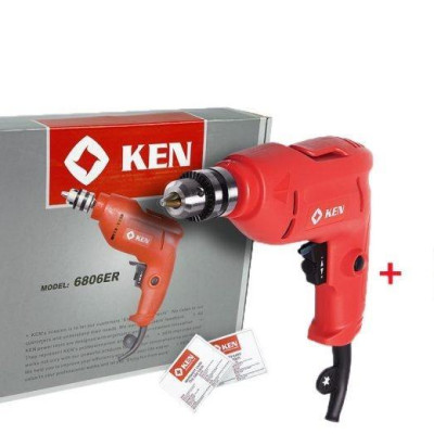 MÁY KHOAN SẮT 320W 6.5MM  6806ER KEN - HÀNG CHÍNH HÃNG