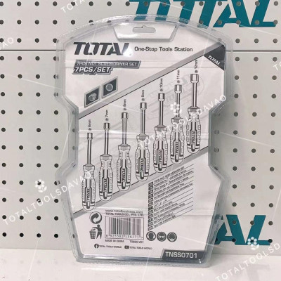 BỘ 7 TUA VÍT ĐẦU TÁN TOTAL TNSS0701 - HÀNG CHÍNH HÃNG