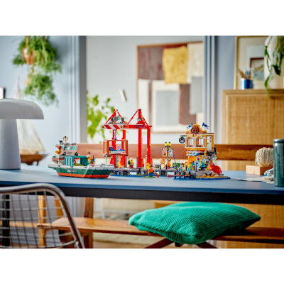 Đồ Chơi Lắp Ráp Hệ Thống Cảng Biển Và Tàu Chở Hàng LEGO CITY 60422 (1226 chi tiết)