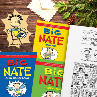 Truyện tranh Big Nate: In a Class By Himself - Thánh Nhọ - Bản Tiếng Việt.