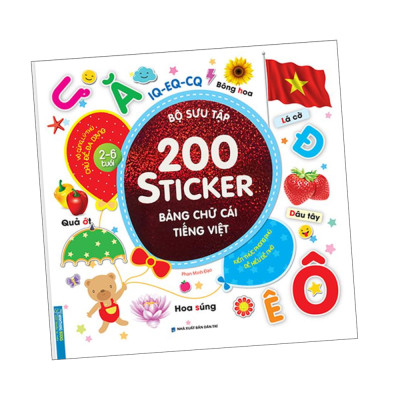 Bộ Sưu Tập 200 Sticker - Bảng Chữ Cái Tiếng Việt