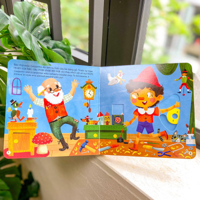 Sách chuyển động - First stories - Cậu bé người gỗ - Pinocchio