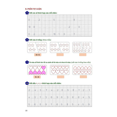 Sách Màu - Phiếu Bài Tập Cuối Tuần Toán Lớp 1 - Biên Soạn Theo Chương Trình Mới - Khang Việt Book