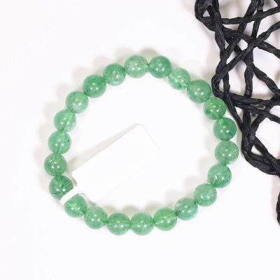 Vòng tay đá thạch anh dâu xanh mệnh hỏa, mộc - Ngọc Quý Gemstones