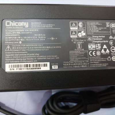 Sạc 230W Charger Adapter for Aero 17 XA XE5 XB YE5 Gigabyte Gaming Notebook - kèm dây nguồn - Hàng nhập khẩu