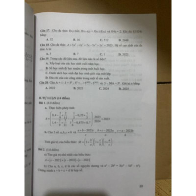 Sách - Tuyển chọn đề thi học sinh giỏi môn toán lớp 7(2023)