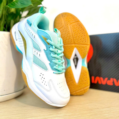 Giày Pickleball, cầu lông nữ Apavi A020 da giày Microfiber siêu bền, cày sân xi măng thoải mái