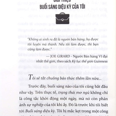 Buổi Sáng Diệu Kỳ Dành Cho Người Bán Hàng - APS