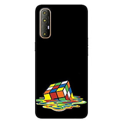 Ốp lưng dành cho Oppo Reno 3 Pro mẫu Rubik Màu Nước