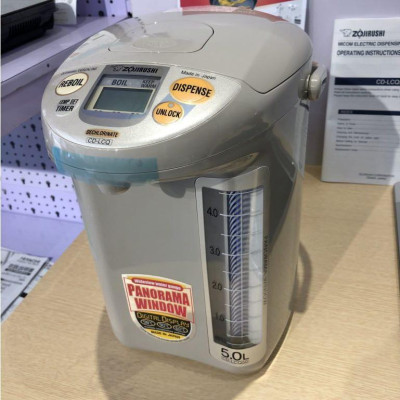 Bình thủy điện Zojirushi 5L CD-LCQ50-TK, công suất 800W, sản xuất tại Nhật, bảo hành 1 năm | HÀNG CHÍNH HÃNG