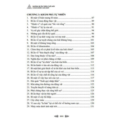Sách - Những Bí ẩN Trên Thế Giới Chưa Được Giải Đáp - Bìa Cứng - Minh Thắng