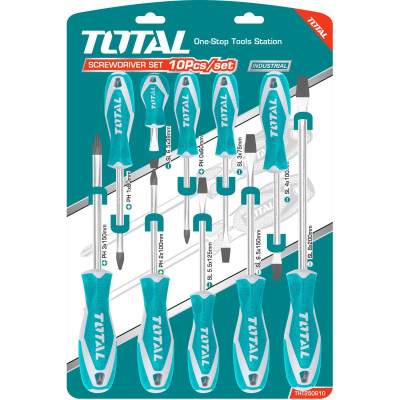 BỘ 10 TUA VÍT TOTAL THT250610 - HÀNG CHÍNH HÃNG