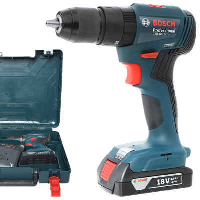 Máy khoan động lực dùng pin Bosch GSB 185-LI và Phụ kiện