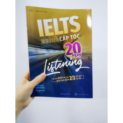 Sách - Ielts Cấp Tốc - 20 Ngày Listening - Megabook