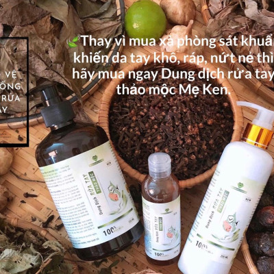 DUNG DỊCH RỬA TAY THẢO MỘC MẸ KEN - LOẠI 250ML