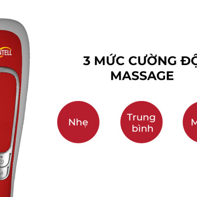 |GIÁ SỐC| Máy Massage Cầm Tay GINTELL - G-Relax EZ | 1 Năm Bảo Hành