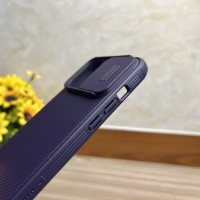 Ốp lưng Nillkin Camshield Pro dành cho iPhone 14 Pro Max màu tím - hàng chính hãng