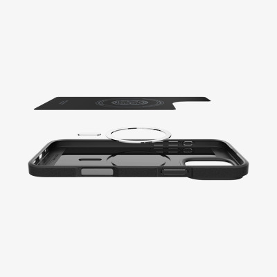 Ốp Lưng Spigen Sạc từ tính cho iPhone 16 Pro Max/ 16 Pro, SPIGEN CORE ARMOR MAGFIT MATTE BLACK Chống Sốc_ Hàng Chính Hãng