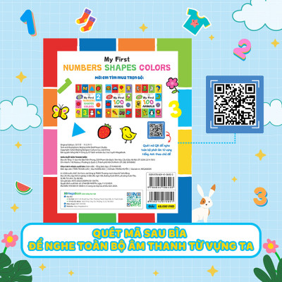 My First Numbers - Shapes - Colors - Sách Từ Vựng Đầu Đời Cho Bé