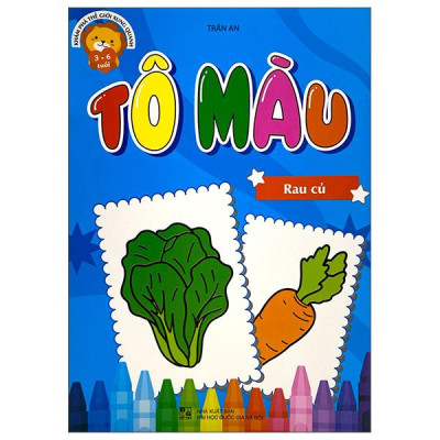 Sách - Khám Phá Thế Giới Xung Quanh - Tô Màu Rau Củ