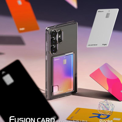Ốp lưng cho Samsung Galaxy S25 Ultra có ngăn đựng thẻ, RINGKE Fusion Card_ Hàng chính hãng