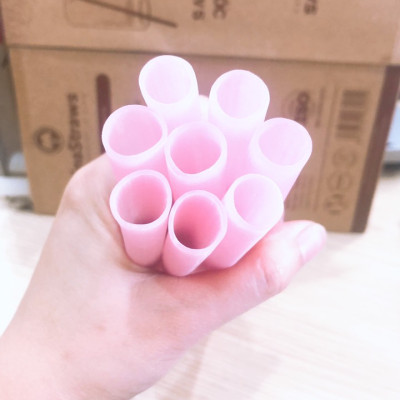 Ống hút làm từ bôt gạo có thể ăn được ( Túi 40 ống hút trà sữa)