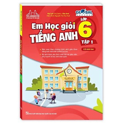 Sách - Em học giỏi tiếng Anh lớp 6 tập 1 (Có đáp án)