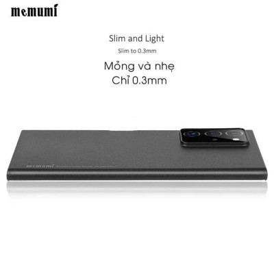 Ốp lưng nhám siêu mỏng 0.3mm cho Samsung Galaxy Note 20 Ultra hiệu Memumi có gờ bảo vệ camera - Hàng nhập khẩu