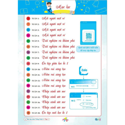 Sách Combo Bài Tập Tuần Toán và Tiếng Việt Lớp 4 - Tập 1 - Kết Nối Tri Thức Với Cuộc Sống (2 cuốn)