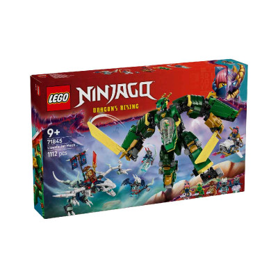 LEGO NINJAGO 71845 Đồ Chơi Lắp Ráp Lloyd Và Chiến Giáp Jet (1112 chi tiết)