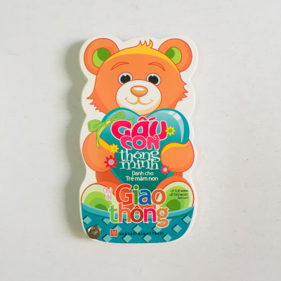 Combo 6 cuốn: Gấu Con Thông Minh: Toán 1 - 2 - 3 + Hình dạng, mầu sắc + Giao Thông + Rau Củ Quả + Bảng Chữ Cái