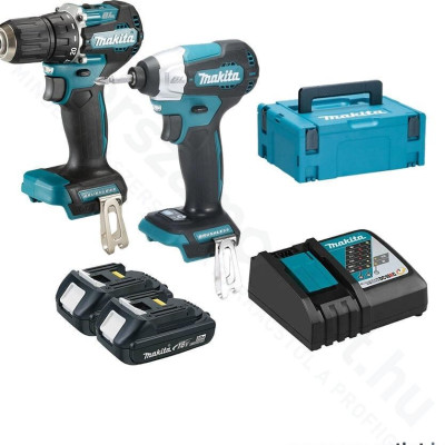 BỘ SẢN PHẨM (DTD157+DDF487) MAKITA DLX2423AJ (02 PIN 18V BL1820B 01 ĐẾ SẠC NHANH DC18RC) - HÀNG CHÍNH HÃNG