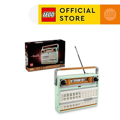 LEGO ICONS 10334 Đồ Chơi Lắp Ráp Đài Radio Cổ Điển (906 chi tiết)