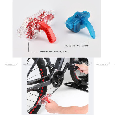 Dụng Cụ Làm Sạch Sên Xích Xe Đạp CHAIN WASHER CW-022 Ngâm Trong Suốt, Làm Sạch Dầu Mỡ Dễ Dùng, Tiện lợi, Hiệu Quả, Nhanh chóng (nhiều tùy chọn) - Mai Lee