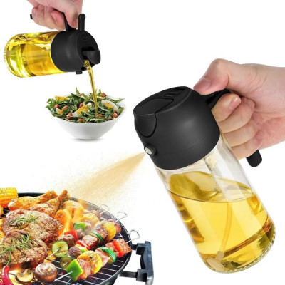Bình xịt dầu ăn 470ml siêu tiện ích 2in1 (có thể rót và xịt). hàng chính hãng