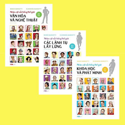 Sách - Combo Nhân vật nổi tiếng thế giới (3 cuốn) ( Tặng kèm Poster Quy Tắc An Toàn Cho Bé)