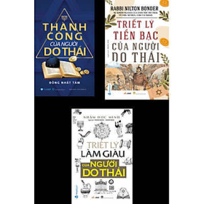 Combo 3 Cuốn Thành Công + Triết Lý Tiền Bạc + Triết Lý Làm Giàu Của Người Do Thái - Vanlangbooks