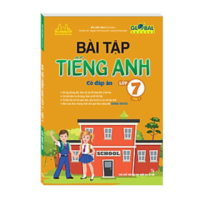 GLOBAL SUCCESS - Bài tập tiếng anh lớp 7 tập 1 (có đáp án). Tặng bút/ sổtay