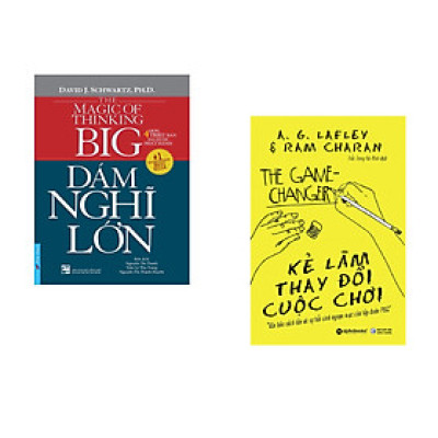 Combo 2 cuốn sách: Dám Nghĩ Lớn + Kẻ làm thay đổi cuộc chơi