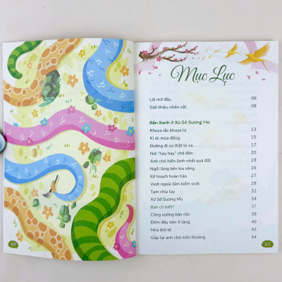 Sách tết 2025 - Tết rắn may mắn (tặng kèm sticker) - Bìa mềm