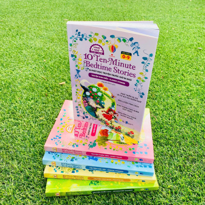 Sách - 10 Ten-Minutes Bedtime Stories - 10 Phút Đọc Truyện Trước Giờ Đi Ngủ - Folktales - Truyện Dân Gian - Song Ngữ Việt-Anh