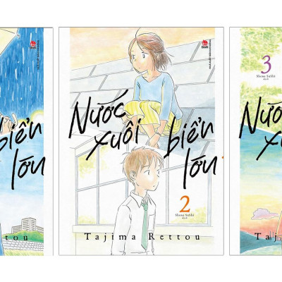 Bộ Manga - Nước Xuôi Biển Lớn: Tập 1 - 3 (Bộ 3 Tập) - Tặng Kèm 2 Bookmark PVC