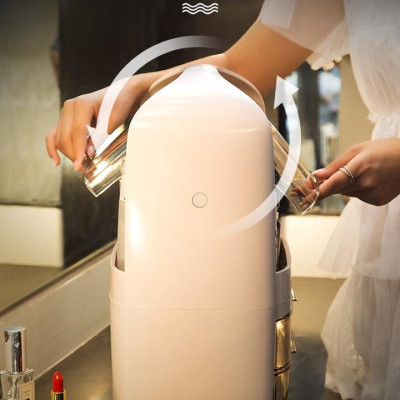 Tủ đựng đồ trang điểm Tủ đựng đồ trang điểm mini 2 tầng có nắp đậy, chống bụi DH-DGD2010mini 2 tầng có nắp đậy, chống bụ