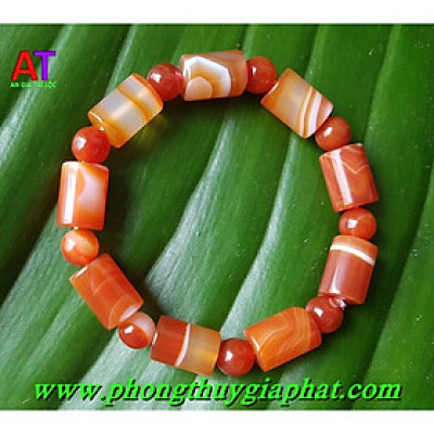 VÒNG ĐEO TAY ĐÁ MÃ NÃO ĐỐT TRÚC