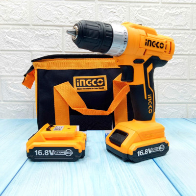 MÁY KHOAN VẶN VÍT DÙNG PIN 16.8V /1.5AH 10MM  INGCO CDLI1612 - HÀNG CHÍNH HÃNG