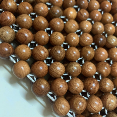 Lót Ghế Xe Ô Tô Hạt Gỗ Hương ( hình thật - hàng kỹ )