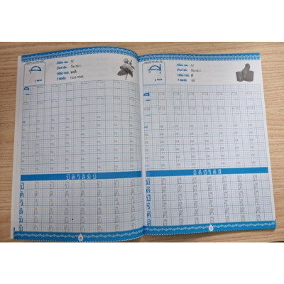 Sách - Tập Viết Tiếng Thái - Nguyên Âm Và Số - Nam Thuận - Hồng Ân