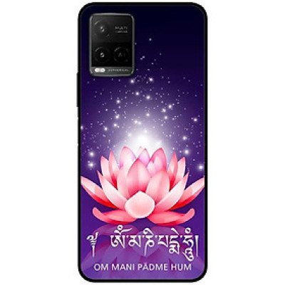 Ốp lưng cho Vivo Y12s - Y20 - Y20s - Y21 - Y21s - Y33s - Y33T - Om Mani Tím Hồng - Hàng Chính Hãng